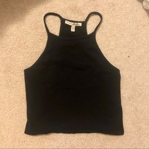 Black Halter Tank Top from Express